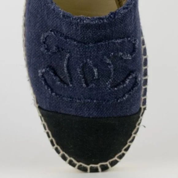Chanel Denim CC Espadrilles - Picture 7 of 10